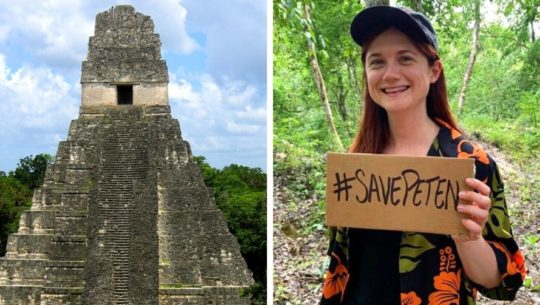 Bonnie Wright, actriz de Harry Potter, invita al mundo a cuidar los bosques de Petén