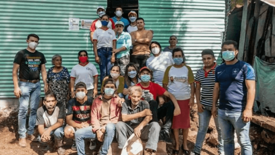 Guatemaltecos construyeron vivienda a familia de escasos recursos en Ipala, Chiquimula