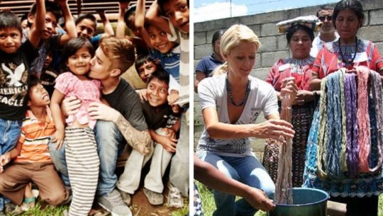 Artistas famosos que han estado en Guatemala para hacer servicio social