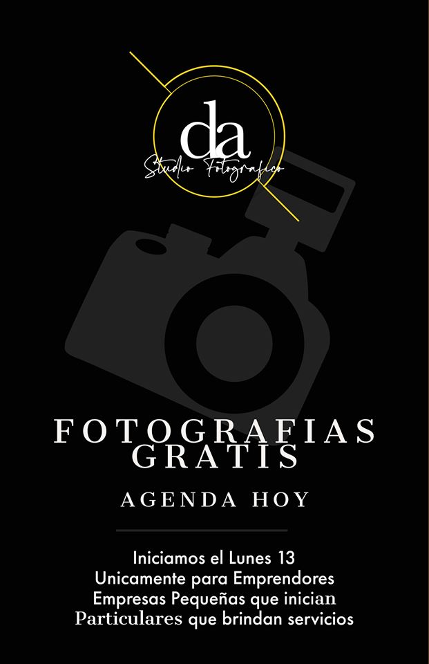  DA Studio Fotográfico toma fotografías gratis a emprendedores 