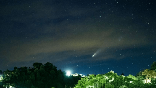 Guatemaltecos captaron en fotografías al Cometa Neowise en julio 2020
