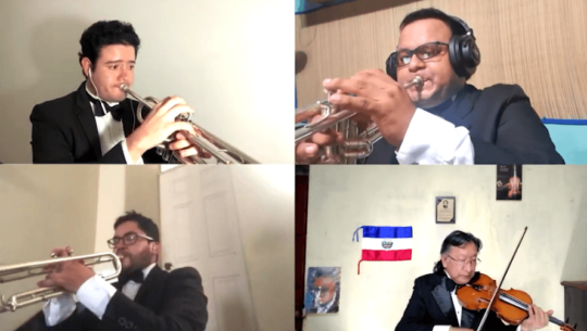 La Niña de Guatemala es interpretada por 67 músicos desde su casa
