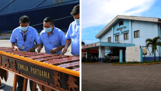 Marimba Familia Portuaria se unió a iniciativa que busca ayudar al Hospital de Puerto Barrios