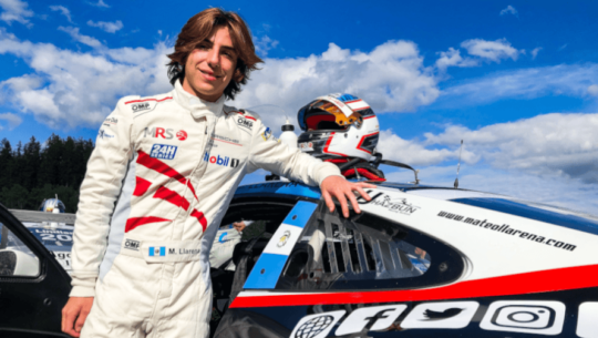 Mateo Llarena cumplió con su debut histórico en la Porsche Mobil 1 Supercup 2020