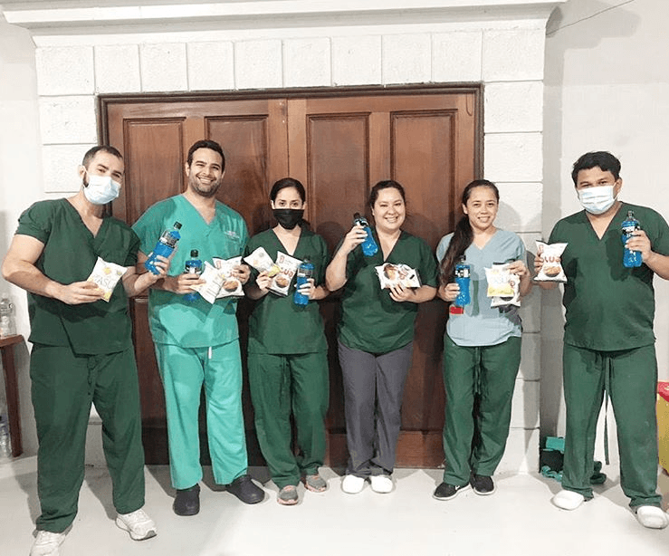 iniciativa que apoya al personal médico con víveres durante Coronavirus