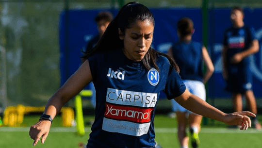 Ana Lucía Martínez está lista para debutar con el Napoli Femminile, en la Serie A de Italia