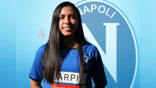 Ana Lucía Martínez fue anunciada como nueva jugadora del ASD Napoli Femenino