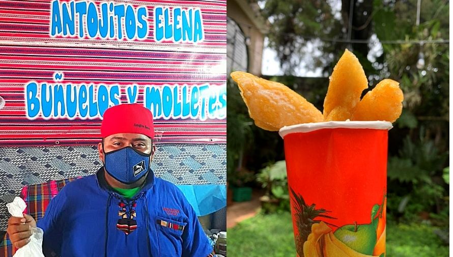 Probamos la comida típica de Antojitos Elena de la Feria de Jocotenango