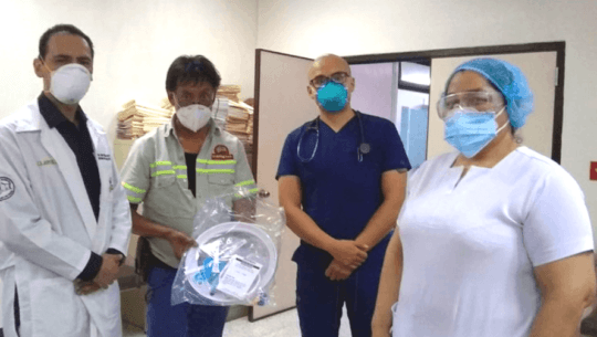 Bantrab donó más de 8 mil pruebas y 300 escafandras para la detección del COVID-19