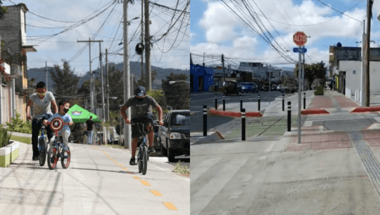 Comienzan a construir 7 kilómetros de ciclovía en la Zona 18 de la Ciudad de Guatemala