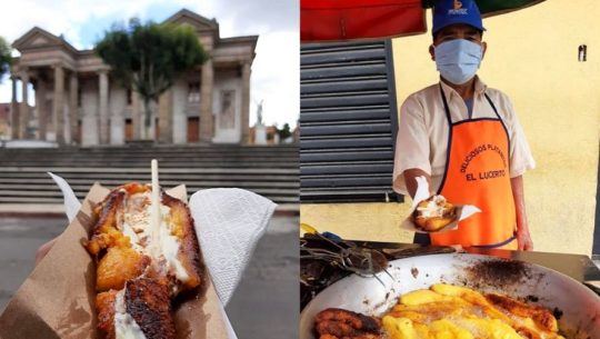 Platanitos el Lucerito que se preparan en Quetzaltenango