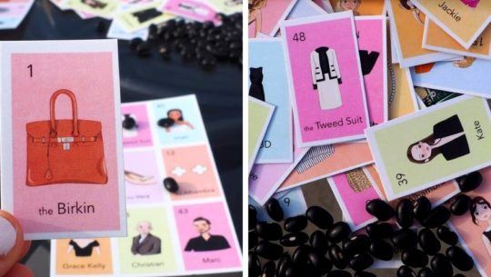Una lotería para jugar, divertirte y conocer más de los iconos de la moda. (Foto: @theyelet)