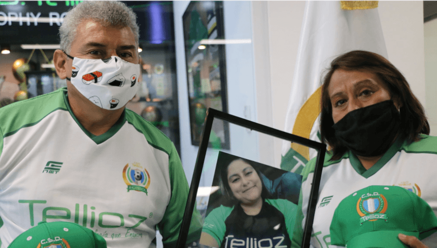 CSD Tellioz rindió homenaje a la hija de Fabio 