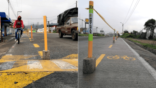Habilitan el proyecto de Ciclovías Emergentes en Salcajá, Quetzaltenango