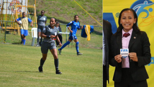 Astrid Gramajo se convirtió en la primera árbitro en dirigir un partido de Primera División