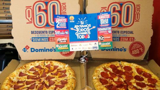 Regresó cuponera Pizza N' Love de Domino's Pizza por buenas causas en Guatemala
