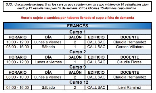 calusac-ofrece-curso-vacaciones-intensivo-guatemaltecos-noviembre-2020-horarios-frances