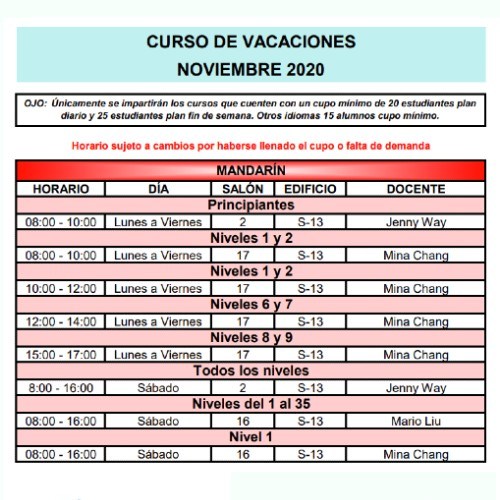 calusac-ofrece-curso-vacaciones-intensivo-guatemaltecos-noviembre-2020-horarios-mandarin