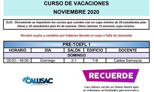 calusac-ofrece-curso-vacaciones-intensivo-guatemaltecos-noviembre-2020-horarios-pretoefl