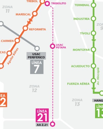 rutas-horarios--funcionan-lineas-transmetro-ciudad-guatemala-linea21