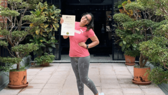 Ana Sofía Gómez obtuvo diploma de Técnico Universitario en Ciencia y Tecnología del Deporte