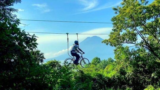 primer bici cable de Guatemala 