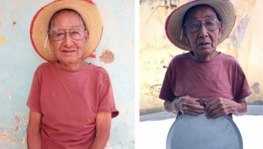 Don Héctor, el abuelito emprendedor que vende comales en Quetzaltenango