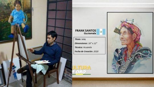 Frank Santos, el artista guatemalteco que fue finalista en concurso latinoamericano