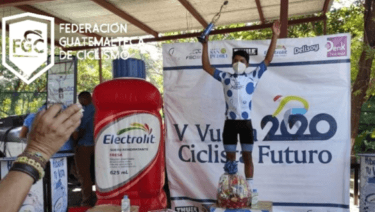 José Borón se proclamó campeón de montaña en la Vuelta al Futuro 2020 en El Salvador