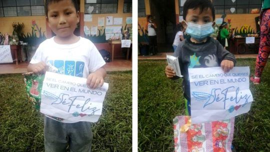 Jóvenes voluntarios guatemaltecos donaron juguetes a niños en albergue de Alta Verapaz