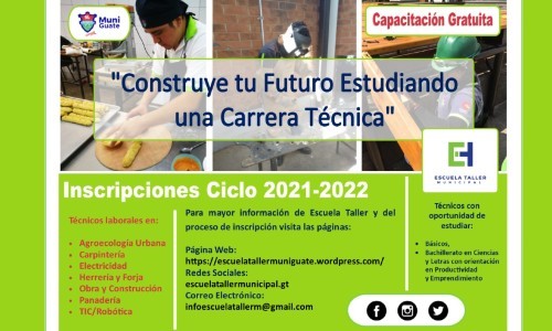 inscripciones-abiertas-carreras-cursos-gratis-municipalidad-guatemala-2021-taller-escuela