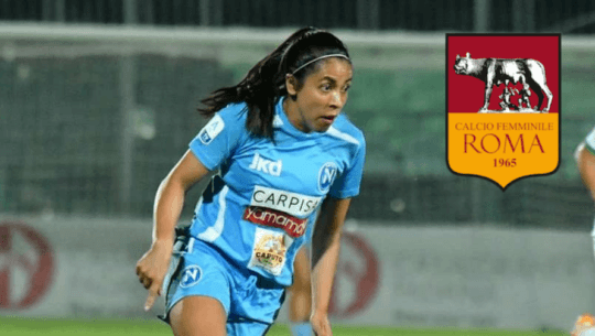 Ana Lucía Martínez se convirtió en nueva jugadora del Roma Calcio Femminile de Italia