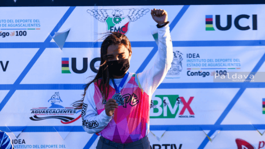 Andrea González ganó primer lugar en la primera Copa Nacional de BMX 2021 en éxico fb