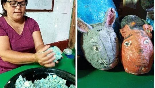 guatemalteca-isabel-melchor-elabora-artesanias-papel-reciclado-alta-verapaz