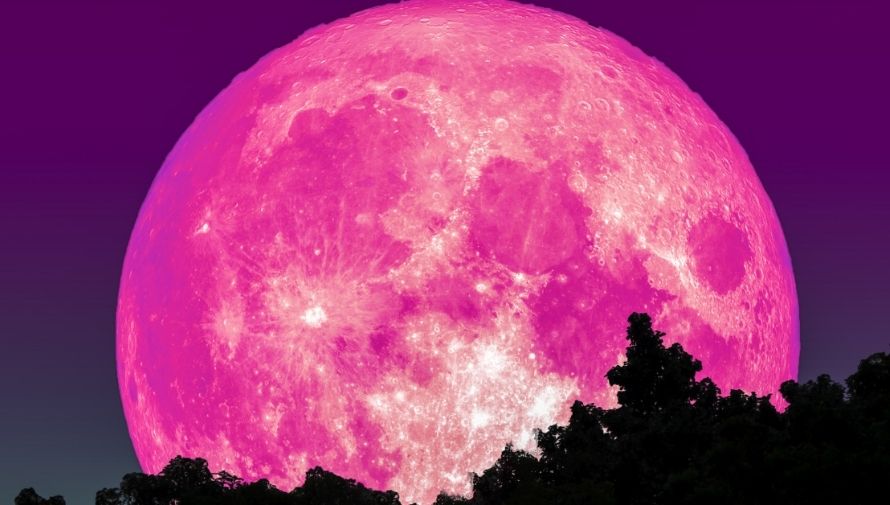 Fecha de la Luna Rosa de abril, o superluna, en Guatemala Abril 2021 (2)