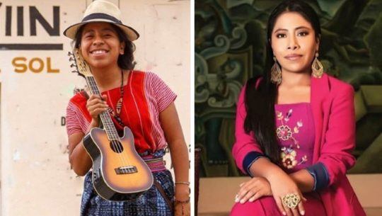 La cantante kaqchikel Sara Curruchich fue invitada por Yalitza Aparicio a su programa en Youtube