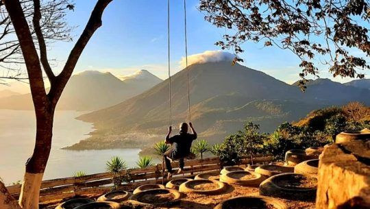 Mirador llantas recicladas