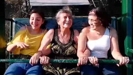 Mirian Ávila, la abuelita zacapaneca que disfrutó del columpio más grande de Guatemala