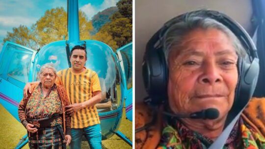 Marta Cojtin Martín, la abuelita guatemalteca que cumplió su sueño de viajar en helicóptero