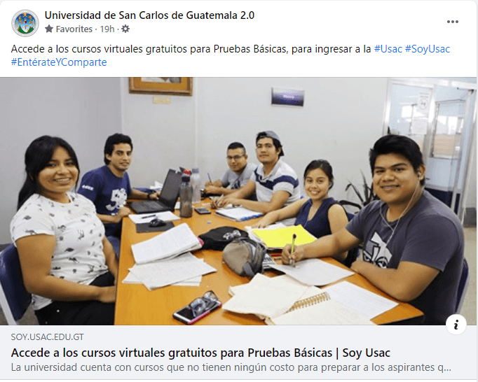 USAC ofrecerá cursos virtuales gratuitos para exámenes básicos 2022