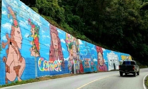 mural chichicastenango, colectivo unidos por el arte, guatemala,