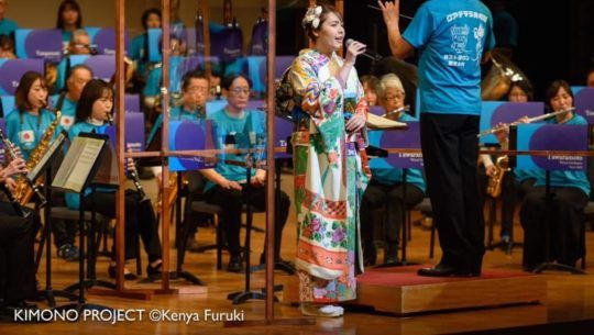 Ana Sofía Satoko, la guatemalteca en Japón que cantó el himno nacional luciendo un kimono