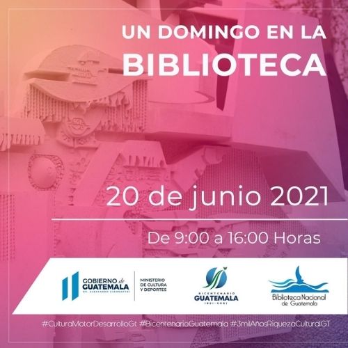 Domingo en la Biblioteca nacional de Guatemala