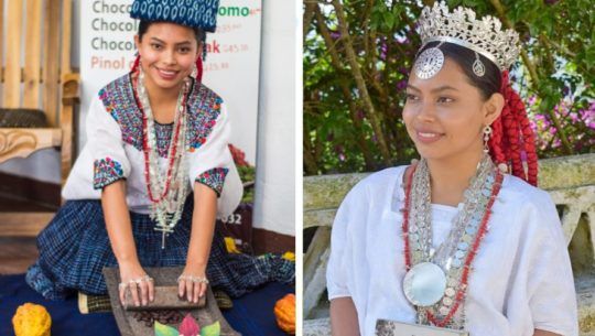Edna Figueroa, la reina maya guatemalteca que enseña el idioma Q’eqchi’ en redes sociales