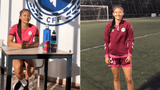 Declaraciones de Andrea Álvarez tras ser presentada con el Zaragoza CFF de España