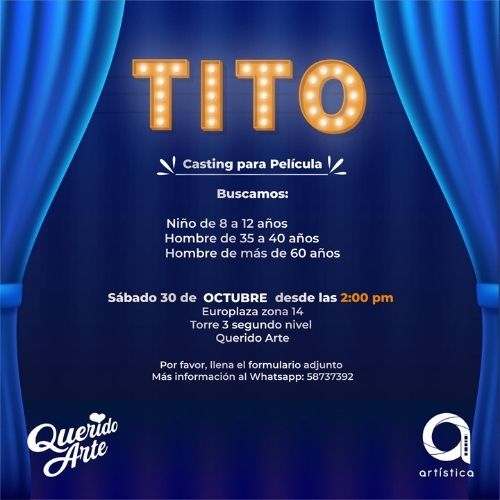 casting de querido arte para buscar actores 2021
