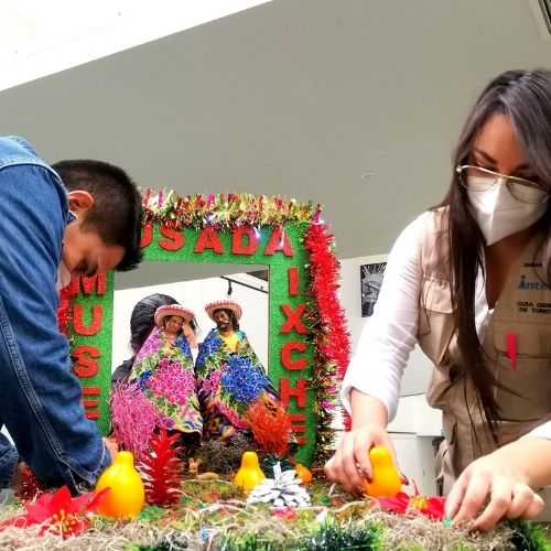 Posada navideña en el Museo Ixchel del Traje Indígena