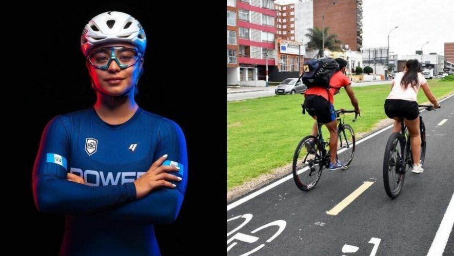 Recorrido en bicicleta por Ciudad de Guatemala con la atleta Nicole Hacohen | Enero 2022