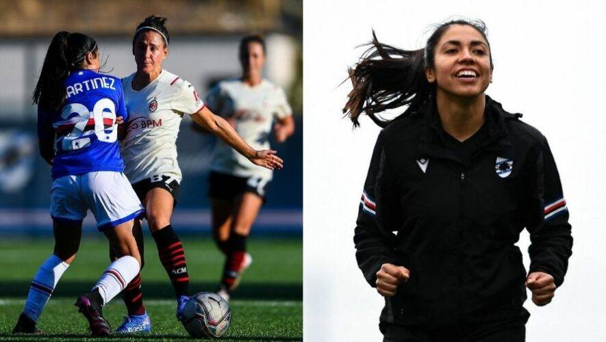 Siguiente partido de Ana Luc&iacute;a Mart&iacute;nez: AC Mil&aacute;n vs. Sampdoria, Serie A Femenina | Enero 2022