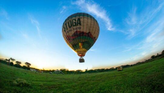 Elevación anclada en globo aerostático en Escuintla